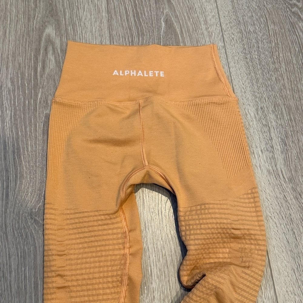 Alphalete Amplify Contour Legging Clay Orange Small - Picture 4 of 5